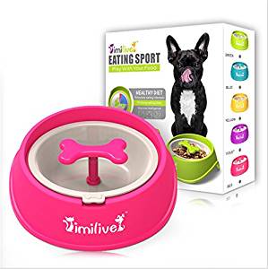 KINGSWELL 360 Degree Rotating Fun Feeder Slow Feed Dog Bowl KINGSWELL 360 Degree Rotating Fun Feeder Slow Feed Dog Bowl