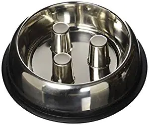 ProSelect Dog Stainless Steel Brake-Fast Slow Feed Bowl ProSelect Dog Stainless Steel Brake-Fast Slow Feed Bowl
