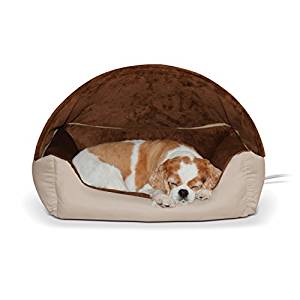 K&H Pet Products Thermo-Hooded Lounger Heated Pet Bed K&H Pet Products Thermo-Hooded Lounger Heated Pet Bed