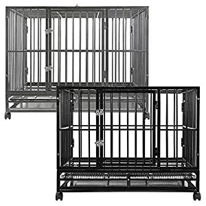 SmithBuilt Heavy-Duty Dog Crate Cage - Two-Door Indoor Outdoor Pet & Animal Kennel with Tray SmithBuilt Heavy-Duty Dog Crate Cage - Two-Door Indoor Outdoor Pet & Animal Kennel with Tray