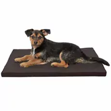 Furhaven Pet Kennel Pad | Reversible Two-Tone Water-Resistant Crate or Kennel Pad Furhaven Pet Kennel Pad | Reversible Two-Tone Water-Resistant Crate or Kennel Pad