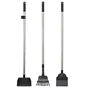 Balhvit Metal Pet Poop Tray and Rake Balhvit Metal Pet Poop Tray and Rake