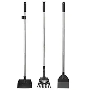 Yangbaga Metal Pet Poop Tray and Rake Yangbaga Metal Pet Poop Tray and Rake