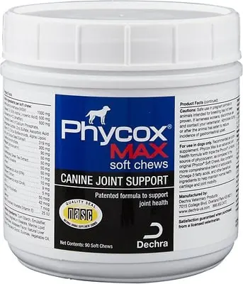 Phycox MAX Soft Chews Joint Support Dog Supplement Phycox MAX Soft Chews Joint Support Dog Supplement