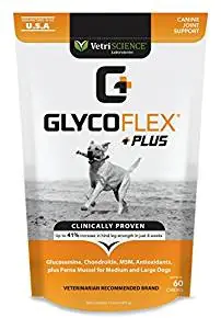 VetriScience Laboratories GlycoFlex Plus Hip and Joint Supplement VetriScience Laboratories GlycoFlex Plus Hip and Joint Supplement