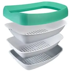Luuup Litter Box - 3 Sifting Tray Litter Box Luuup Litter Box - 3 Sifting Tray Litter Box