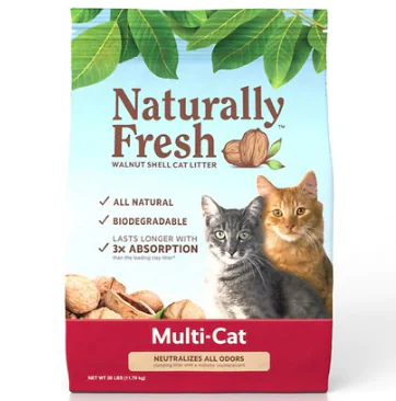 Naturally Fresh Walnut-Based Cat Litter Naturally Fresh Walnut-Based Cat Litter