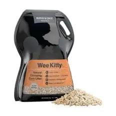 Rufus & Coco WeeKitty Unscented Clumping Corn Cat Litter Rufus & Coco WeeKitty Unscented Clumping Corn Cat Litter