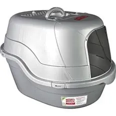 Nature's Miracle Oval Hooded Flip Top Litter Box Nature's Miracle Oval Hooded Flip Top Litter Box