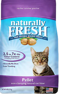 Naturally Fresh Walnut-Based Pellet Non-Clumping Cat Litter Naturally Fresh Walnut-Based Pellet Non-Clumping Cat Litter