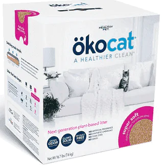 Okocat Super Soft Clumping Wood Cat Litter Okocat Super Soft Clumping Wood Cat Litter
