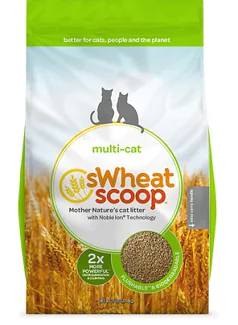 sWheat Scoop Multi-Cat All-Natural Clumping Cat Litter sWheat Scoop Multi-Cat All-Natural Clumping Cat Litter