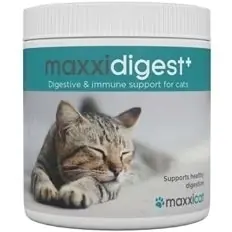 Maxxicat: Maxxidigest+ Probiotics, Prebiotics and Digestion Enzymes for Cats Maxxicat: Maxxidigest+ Probiotics, Prebiotics and Digestion Enzymes for Cats