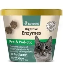 NaturVet – Digestive Enzymes For Cats Plus Probiotics NaturVet – Digestive Enzymes For Cats Plus Probiotics