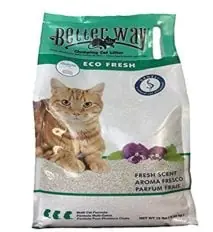 Better Way Eco Fresh Scented Clumping Clay Cat Litter Better Way Eco Fresh Scented Clumping Clay Cat Litter