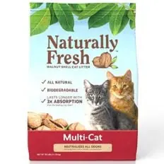 Naturally Fresh Walnut-Based Clumping Cat Litter Naturally Fresh Walnut-Based Clumping Cat Litter