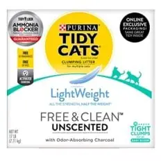 Tidy Cats Free & Clean Unscented Clumping Clay Cat Litter Tidy Cats Free & Clean Unscented Clumping Clay Cat Litter