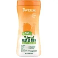 Tropiclean Natural Flea & Tick Carpet Powder Tropiclean Natural Flea & Tick Carpet Powder