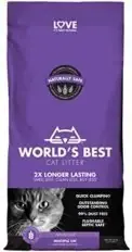 World’s Best Lavender Scented Litter for Multiple Cats World’s Best Lavender Scented Litter for Multiple Cats